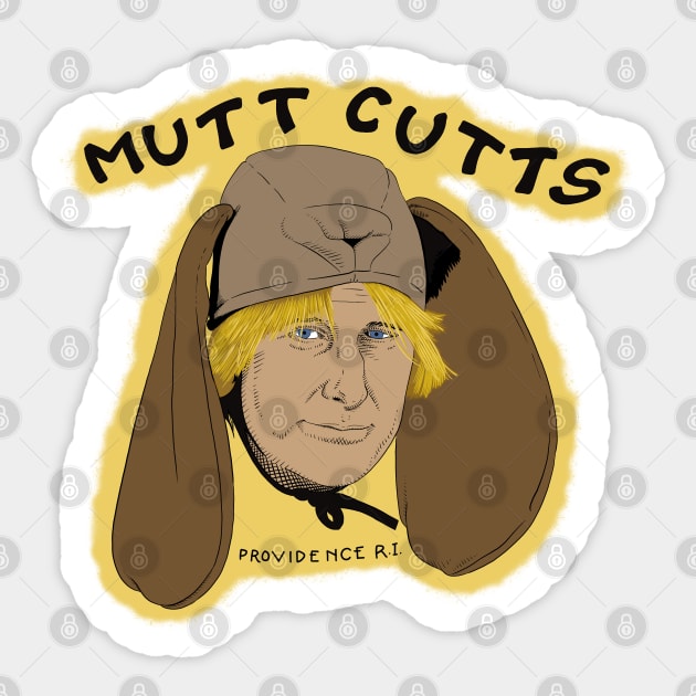 Mutt Cutts Sticker by @johnnehill